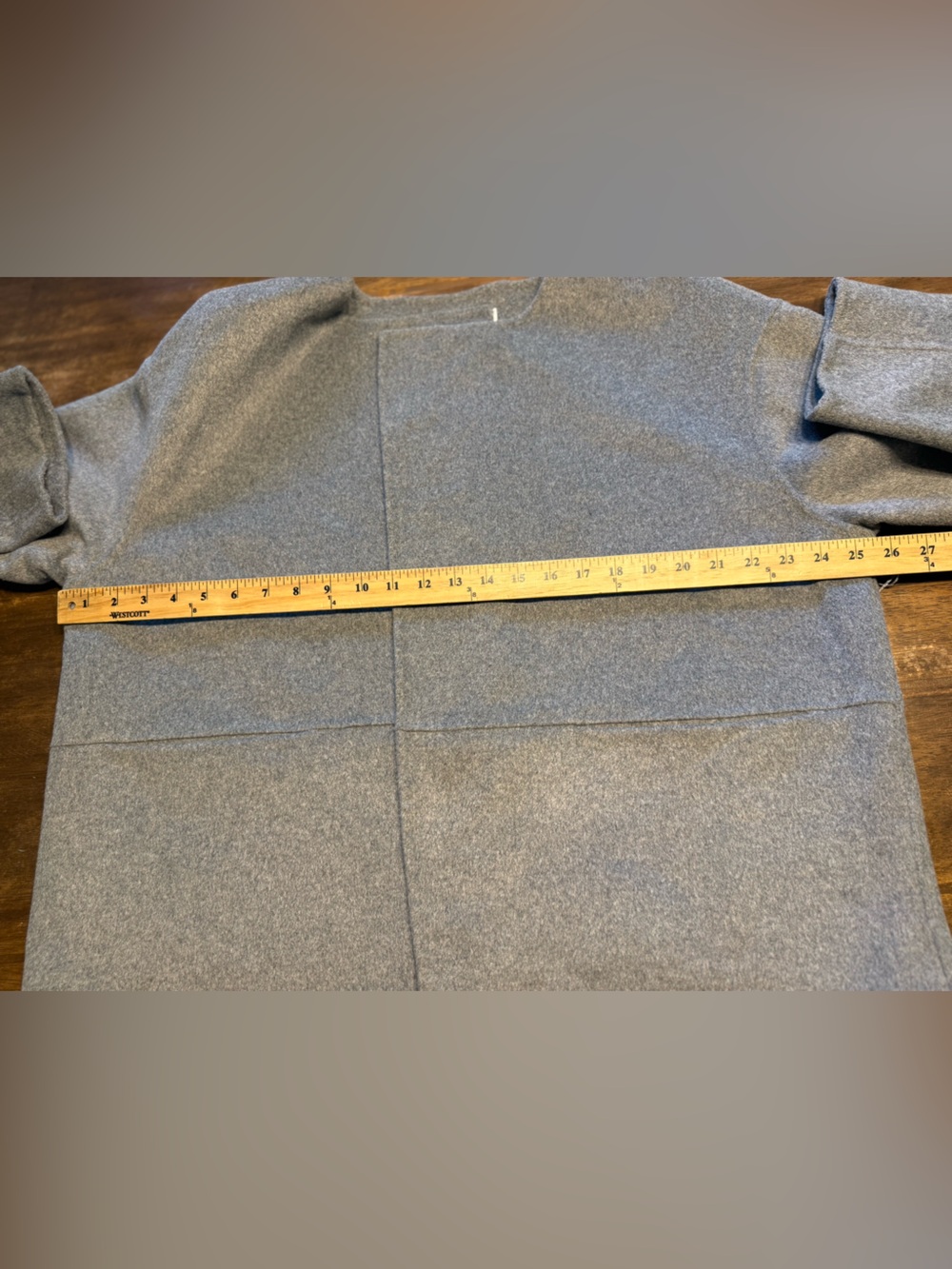 Liz Claiborne Womens Heather Grey Wool Blend Open Front Jacket New SZ XL Winter - Picture 8 of 9